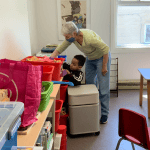 Jessica in the nursery