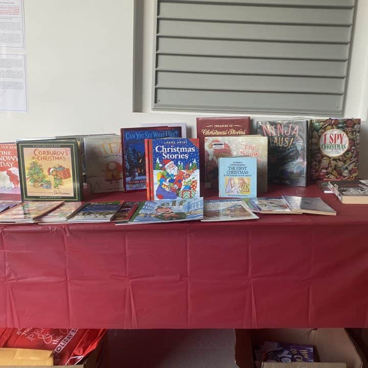 Free books at the Get Reading! table