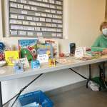 Sue at the Get Reading! table